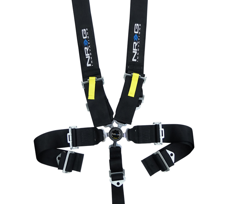 NRG SFI 16.1 5PT 3in. Seat Belt Harness / Cam Lock - Black - SBH-RS5PCBK