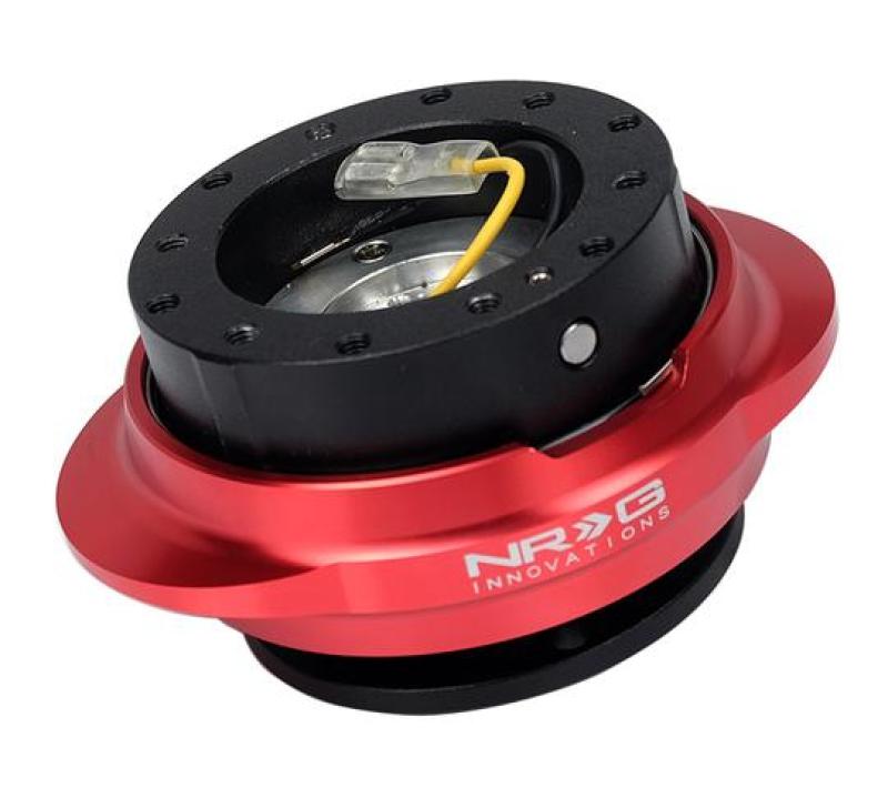NRG Quick Release Kit - Black Body/ Red Oval Ring - SRK-220BK/RD