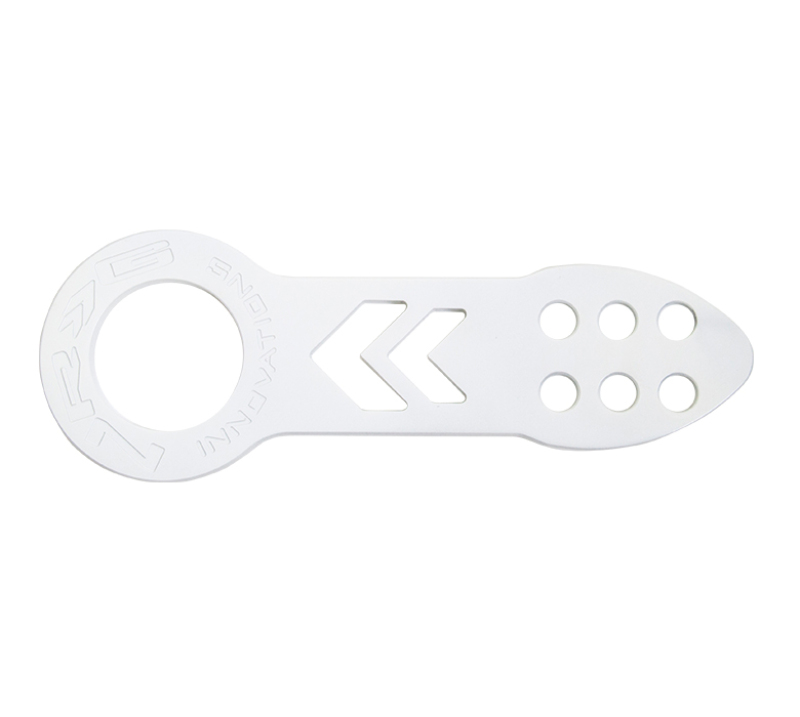 NRG Universal Front Tow Hook - White Powder Coat - TOW-100WT