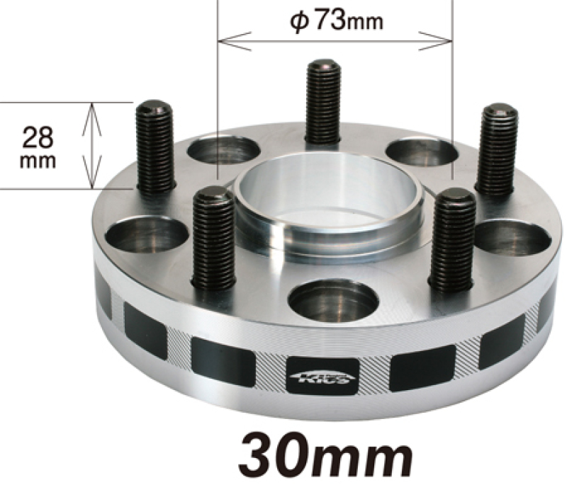 Project Kics 12x1.50 Hub 64mm 5-114.3 Wide Tread Spacers - 30mm - W5130W164