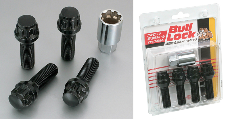 Project Kics Black Kics Bull Lock Bolt 12X1.50 35Mm Black - W631B35