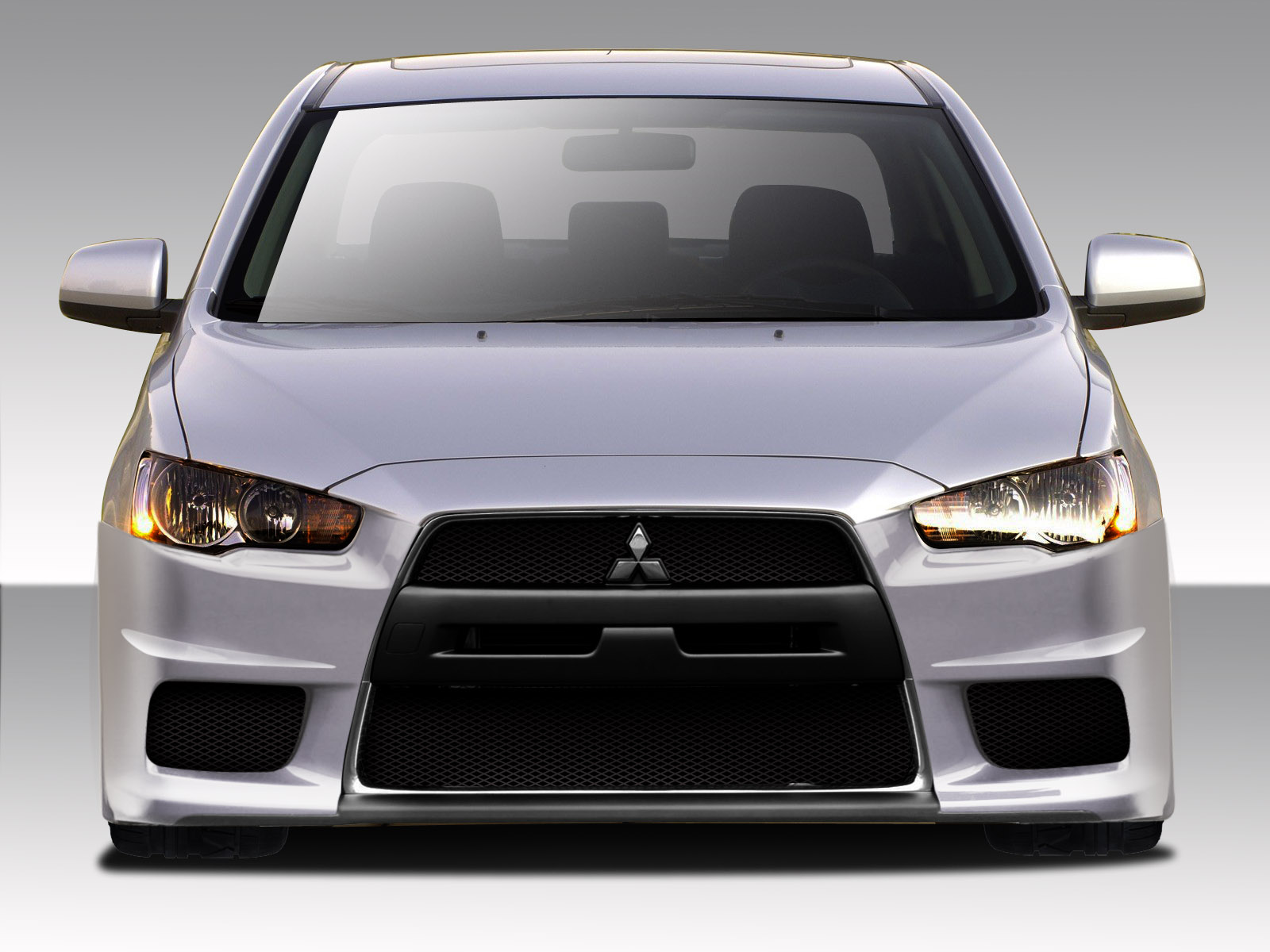 2008-2017 Mitsubishi Lancer Duraflex Evo X V3 Body Kit - 4 Piece - Includes Evo X V3 Front Bumper Cover (109413) Evo X V3 Side Skirt Rocker Panels (109414) Evo X V3 Rear Bumper Cover (109415)