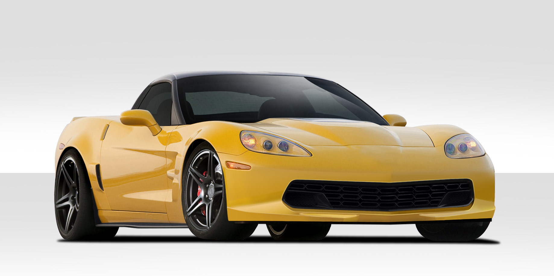 2005-2013 Chevrolet Corvette C6 Duraflex Stingray Z Body Kit - 4 Piece - Includes Stingray Z Front Bumper Cover (109684) Stingray Z Side Skirt Rocker Panels (109687) Stingray Z Rear Bumper Cover (109690)