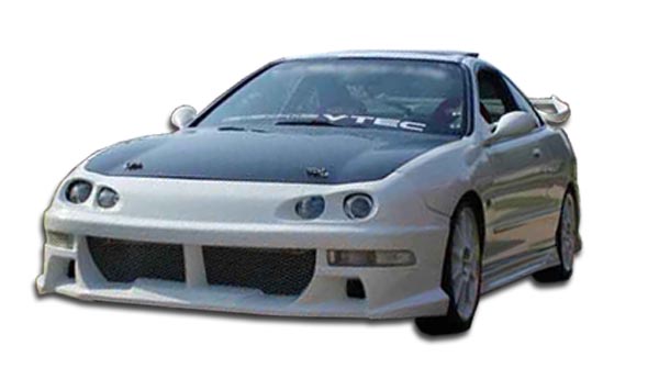 1994-1997 Acura Integra 4DR Duraflex Xtreme Body Kit - 4 Piece - Includes Xtreme Front Bumper Cover (101399) Bomber Rear Bumper Cover (101386) Bomber Side Skirts Rocker Panels (101387)