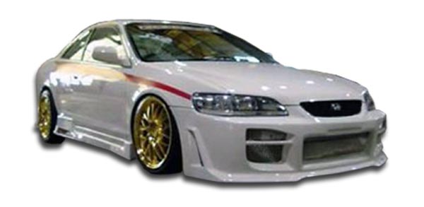 1998-2002 Honda Accord 4DR Duraflex R34 Body Kit - 4 Piece - Includes R34 Front Bumper Cover (101991) Spyder Rear Bumper Cover (101985) Spyder Side Skirts Rocker Panels (101986)