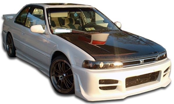 1990-1993 Honda Accord 2dr / 4DR Duraflex R34 Body Kit - 4 Piece - Includes R34 Front Bumper Cover (100935) Spyder Rear Bumper Cover (100925) Spyder Side Skirts Rocker Panels (100926)