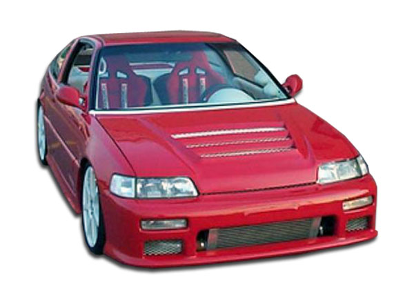 1988-1991 Honda CR-X Duraflex Type M Body Kit - 4 Piece - Includes Type M Front Bumper Cover (100815) Type M Rear Bumper Cover (100817) Type M Side Skirts Rocker Panels (100818)