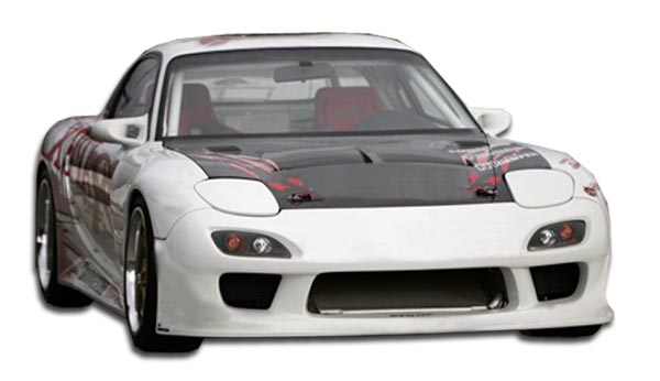 1993-1997 Mazda RX-7 Duraflex V-Speed Body Kit - 4 Piece - Includes V-Speed Front Bumper Cover (101302) V-Speed Rear Bumper Cover (101303) V-Speed Side Skirts Rocker Panels (101304)