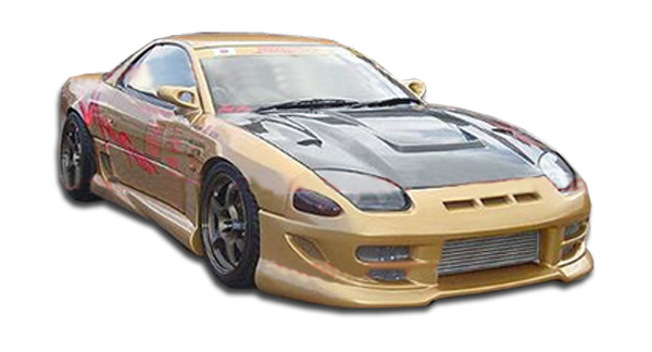 1994-1998 Mitsubishi 3000GT Duraflex Fighter Body Kit - 4 Piece - Includes Fighter Front Bumper Cover (102335) Fighter Rear Bumper Cover (102337) Fighter Side Skirts Rocker Panels (102336)