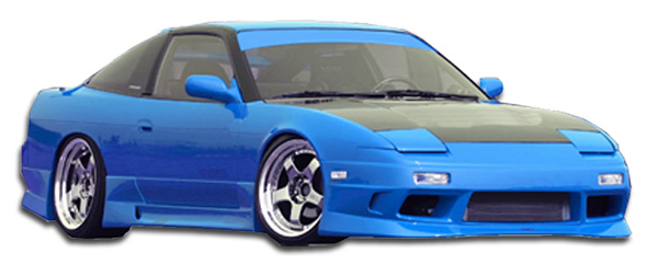 1989-1994 Nissan 240SX S13 HB Duraflex GP-1 Body Kit - 4 Piece - Includes GP-1 Front Bumper Cover (100862) GP-1 Rear Bumper Cover (100863) GP-1 Side Skirts Rocker Panels (100861)