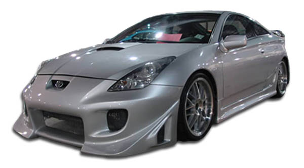 2000-2005 Toyota Celica Duraflex Blits Body Kit - 4 Piece - Includes Blits Front Bumper Cover (100175) Blits Rear Bumper Cover (100176) Blits Side Skirts Rocker Panels (100174)