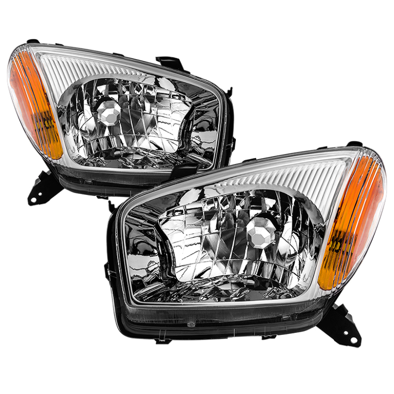 xTune Toyota RAV4 2001-2003 OEM Style Headlights - Chrome HD-JH-TRAV4-AM-C - 9036002