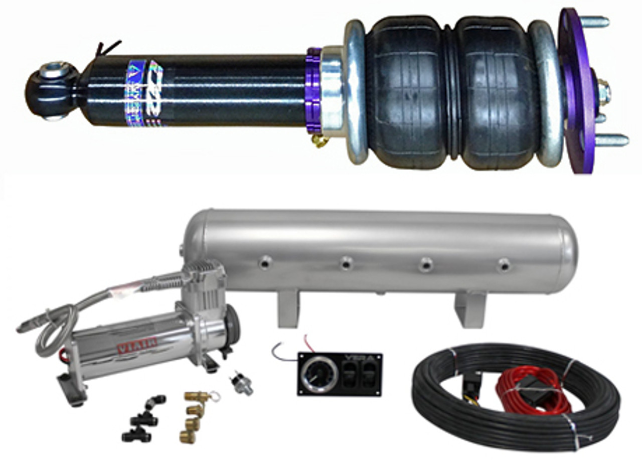 2004-2008 Acura TL D2 Racing Air Struts w/ VERA Essential Management - D-AC-14-ARE