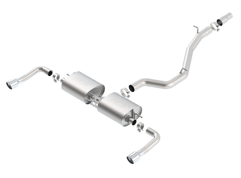 Borla 14-16 Audi A3 Quattro 2.0L Turbo AT/MT RWD 4DR S-Type Cat-Back Exhaust Single Split Rear Exit - 140682