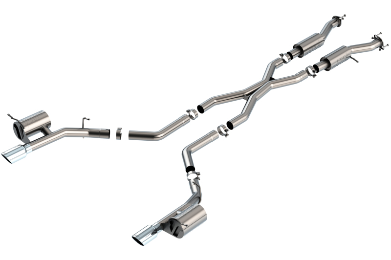 Borla 2021+ Dodge Durango SRT Hellcat 6.2L V8 AWD S-Type Cat-Back Exhaust System - T-304SS - 140885