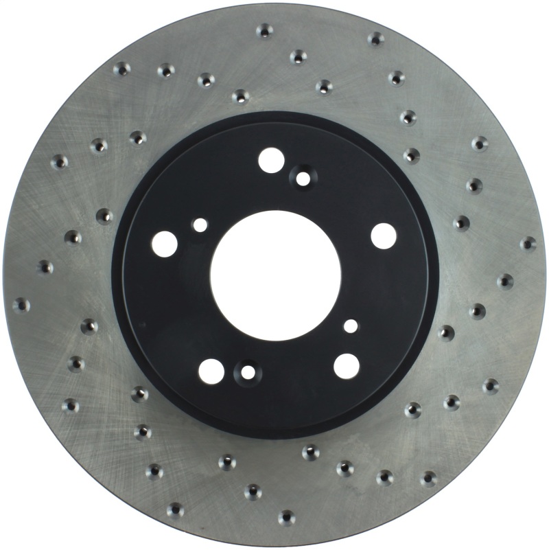 StopTech 06-08 Civic GX / 02-04 CR-V / 98-02 Honda Accord V6 / 03-07 Accord 4 cyl/V6 MT Drilled Lef - 128.40036L