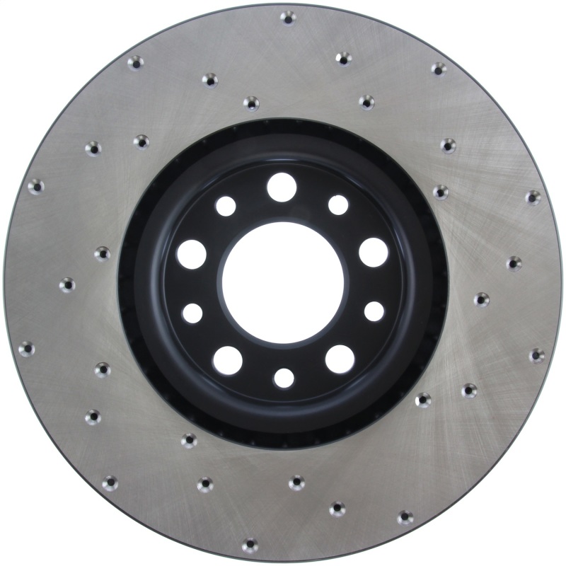 StopTech 15-17 Chrysler 200 / Jeep Renegade Sport Drilled Vented Right Front Rotor - 128.63080R