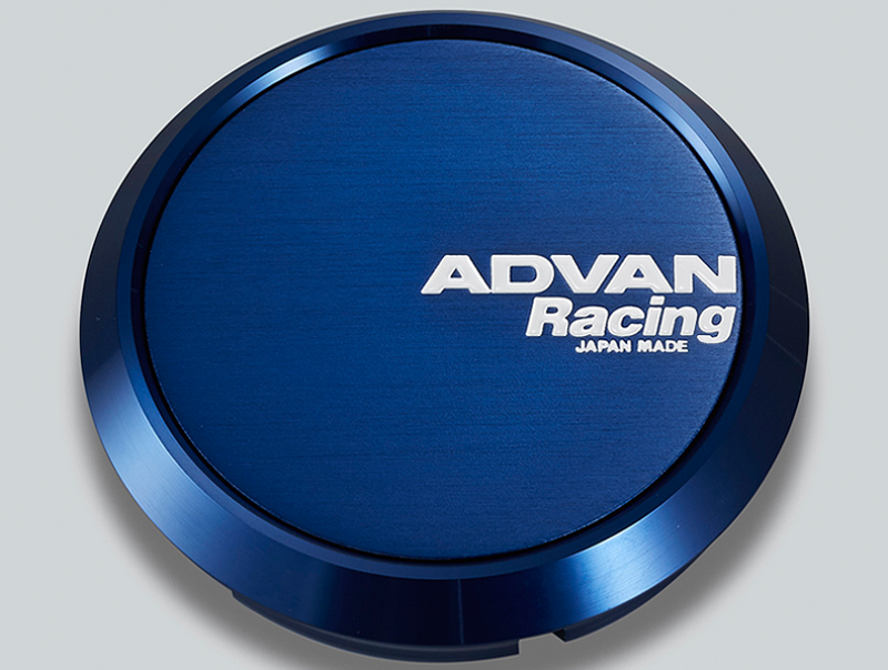 Advan 73mm Flat Centercap - Blue Anodized - V2081