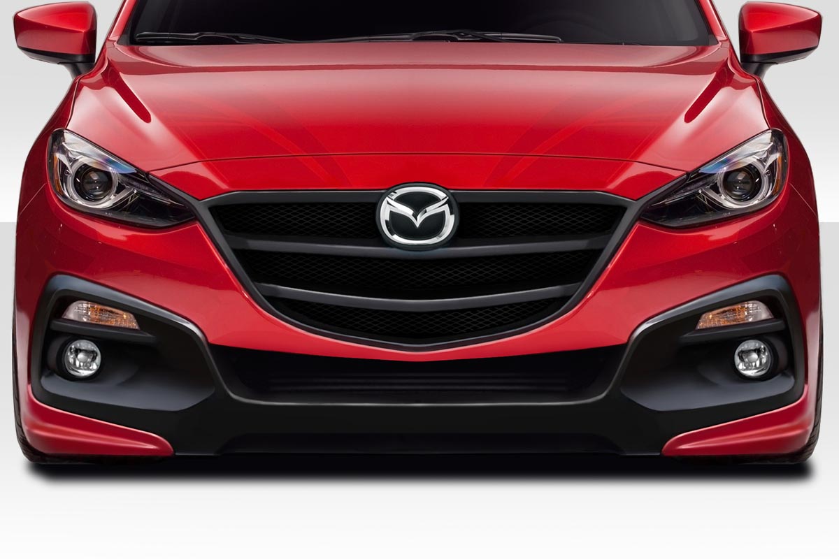 2014-2016 Mazda 3 Hatchback Duraflex KSS Front Bumper - 1 Piece