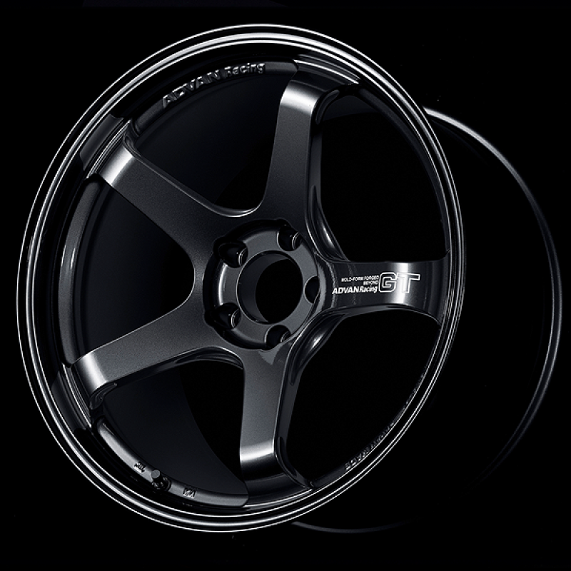 Advan GT Beyond 19x8.0 +44 5-114.3 Racing Titanium Black Wheel - YAQB9G44ETB