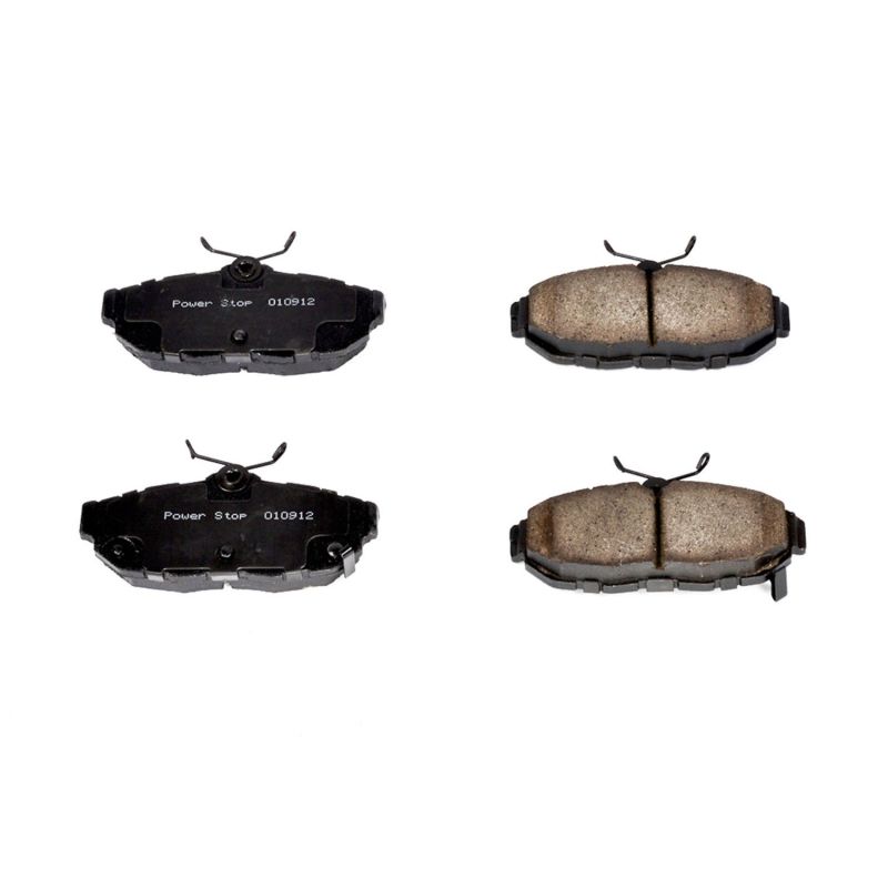 Power Stop 11-14 Ford Mustang Rear Z16 Evolution Ceramic Brake Pads - 16-1465