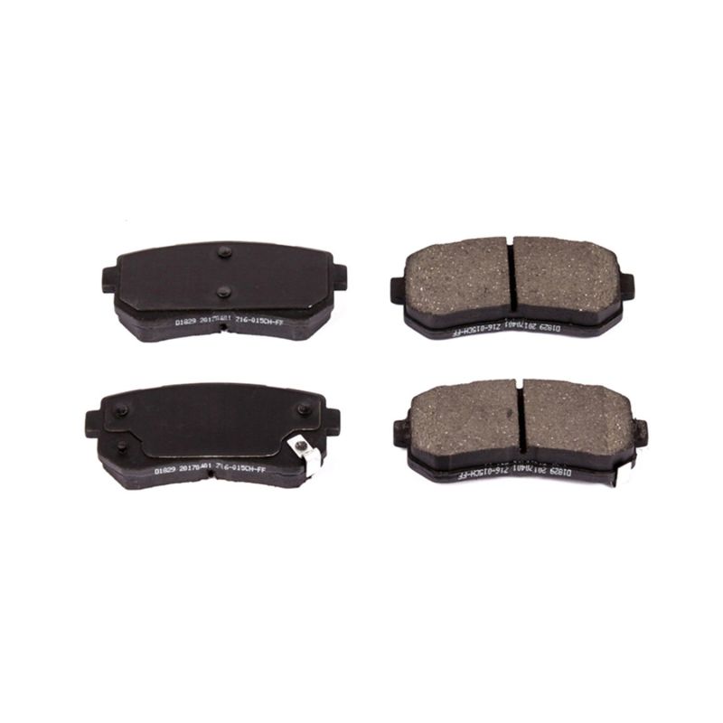 Power Stop 17-19 Hyundai Sonata Rear Z16 Evolution Ceramic Brake Pads - 16-1829