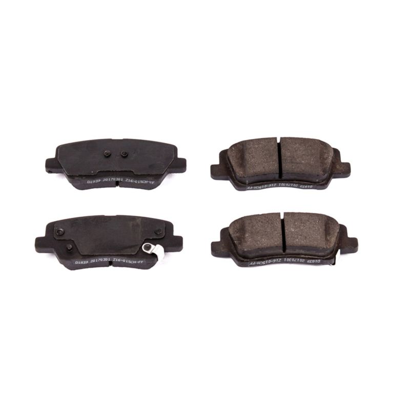 Power Stop 2016 Cadillac ATS Rear Z16 Evolution Ceramic Brake Pads - 16-1839