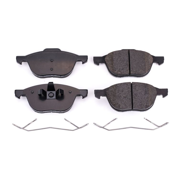Power Stop 13-18 Ford C-Max Front Z17 Evolution Ceramic Brake Pads w/Hardware - 17-1044