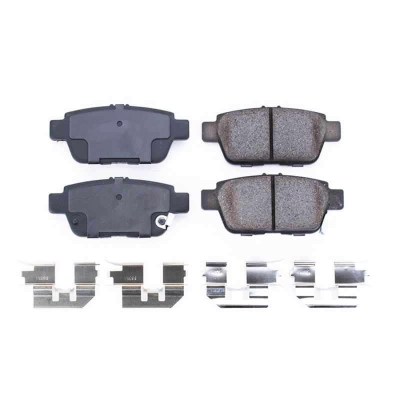 Power Stop 09-14 Acura TL Rear Z17 Evolution Ceramic Brake Pads w/Hardware - 17-1103