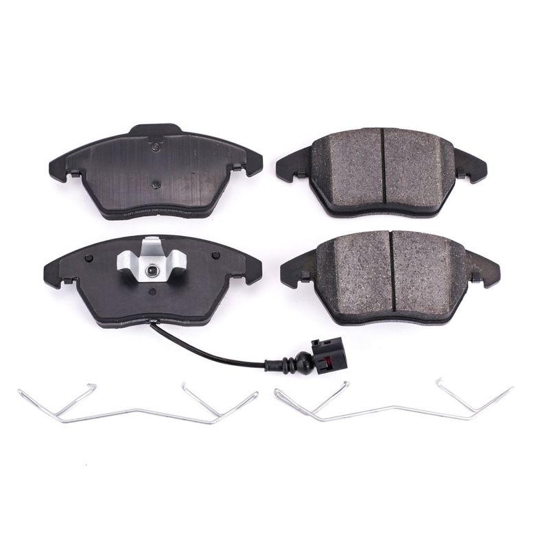 Power Stop 06-13 Audi A3 Front Z17 Evolution Ceramic Brake Pads w/Hardware - 17-1107