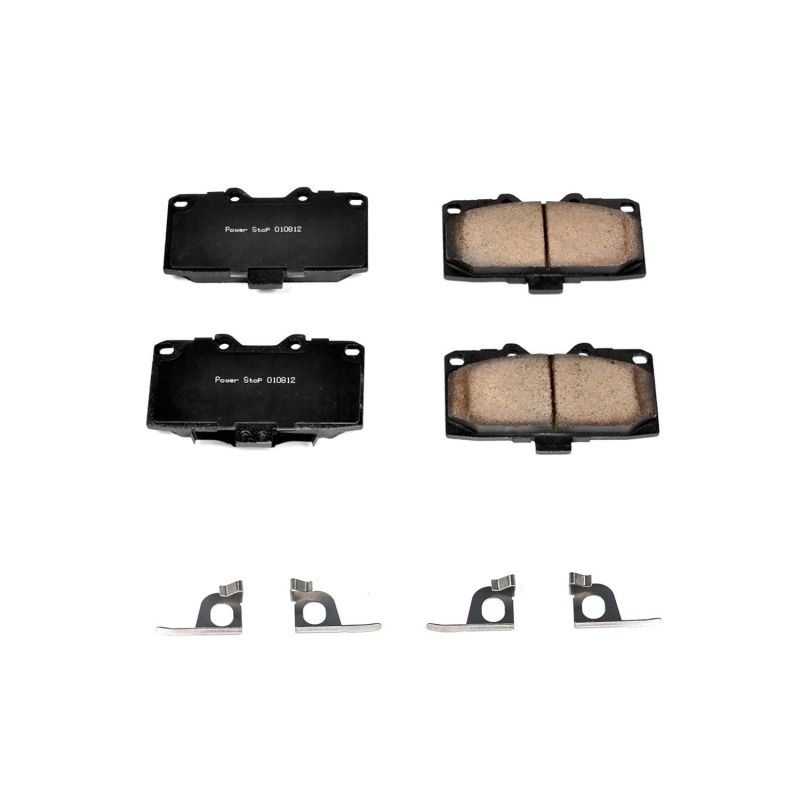 Power Stop 06-07 Subaru Impreza Front Z17 Evolution Ceramic Brake Pads w/Hardware - 17-1182
