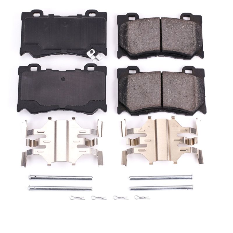 Power Stop 09-13 Infiniti FX50 Front Z17 Evolution Ceramic Brake Pads w/Hardware - 17-1346