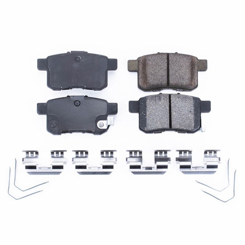 Power Stop 11-14 Acura TSX Rear Z17 Evolution Ceramic Brake Pads w/Hardware - 17-1451