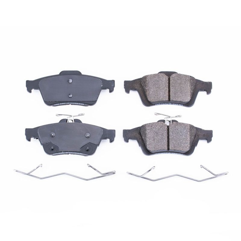 Power Stop 2016 Ford Focus Rear Z17 Evolution Ceramic Brake Pads w/Hardware - 17-1564A