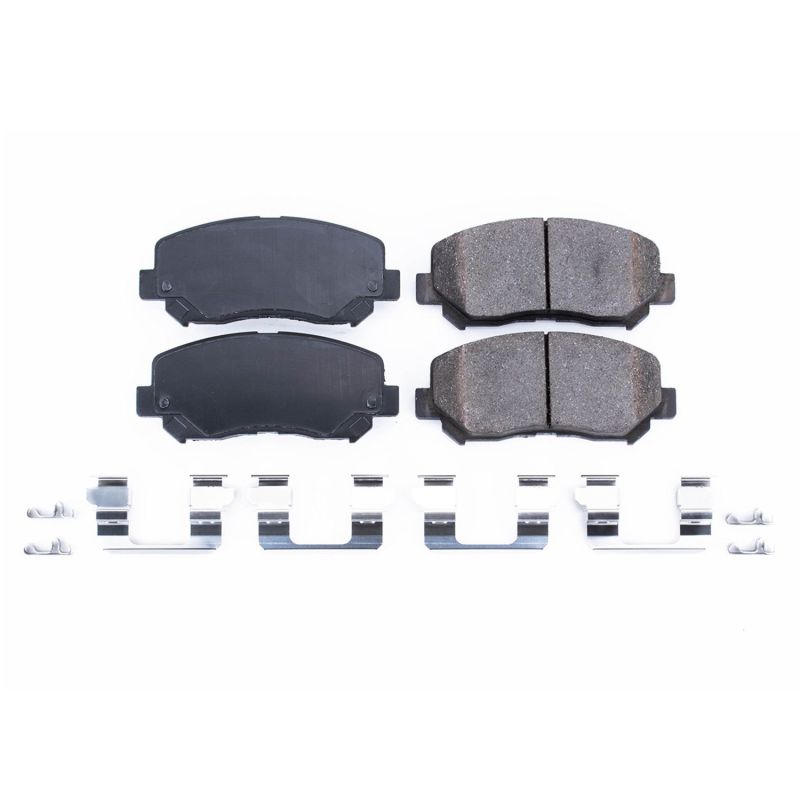Power Stop 15-17 Chrysler 200 Front Z17 Evolution Ceramic Brake Pads w/Hardware - 17-1640