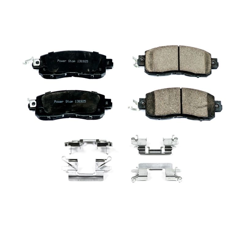 Power Stop 13-19 Nissan Altima Front Z17 Evolution Ceramic Brake Pads w/Hardware - 17-1650