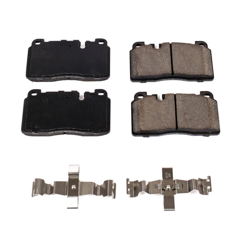 Power Stop 17-18 Audi A6 Front Z17 Evolution Ceramic Brake Pads w/Hardware - 17-1663