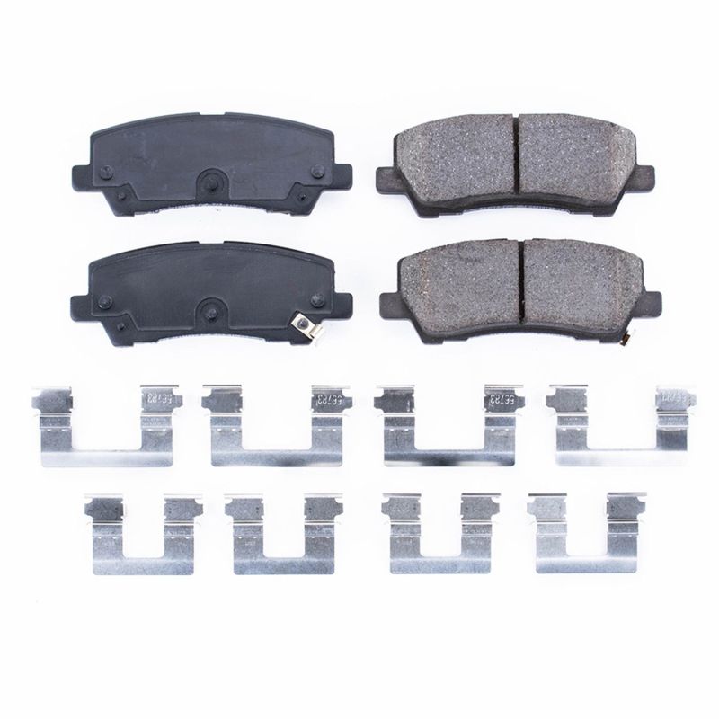 Power Stop 15-19 Ford Mustang Rear Z17 Evolution Ceramic Brake Pads w/Hardware - 17-1793