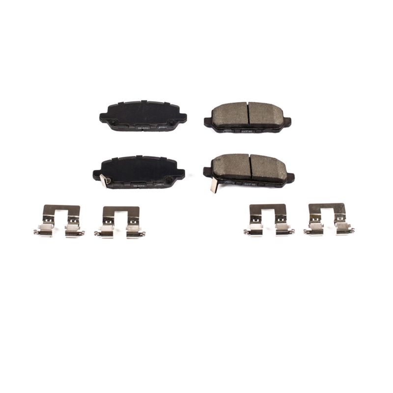 Power Stop 2016 Honda CR-Z Rear Z17 Evolution Ceramic Brake Pads w/Hardware - 17-1841