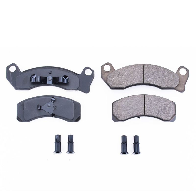 Power Stop 87-89 Ford Country Squire Front Z17 Evolution Ceramic Brake Pads w/Hardware - 17-199