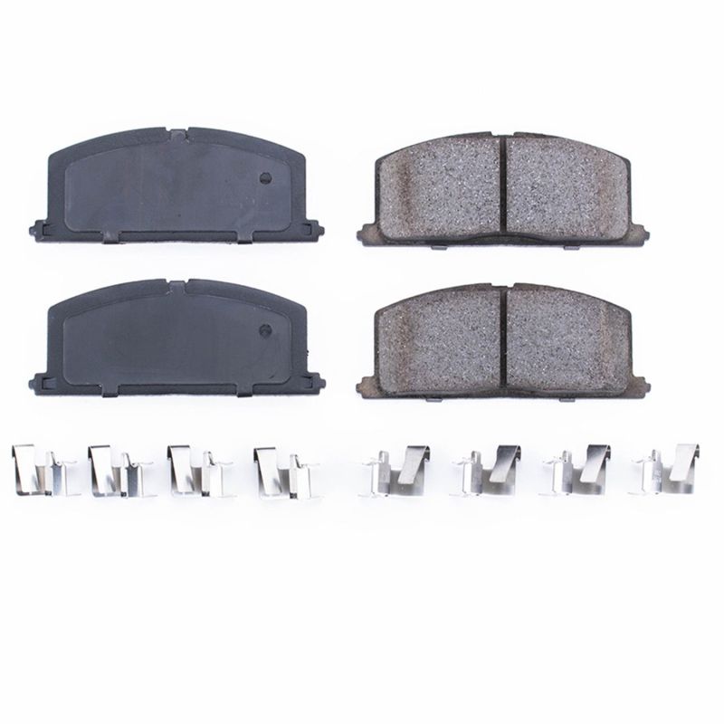 Power Stop 85-88 Chevrolet Nova Front Z17 Evolution Ceramic Brake Pads w/Hardware - 17-242