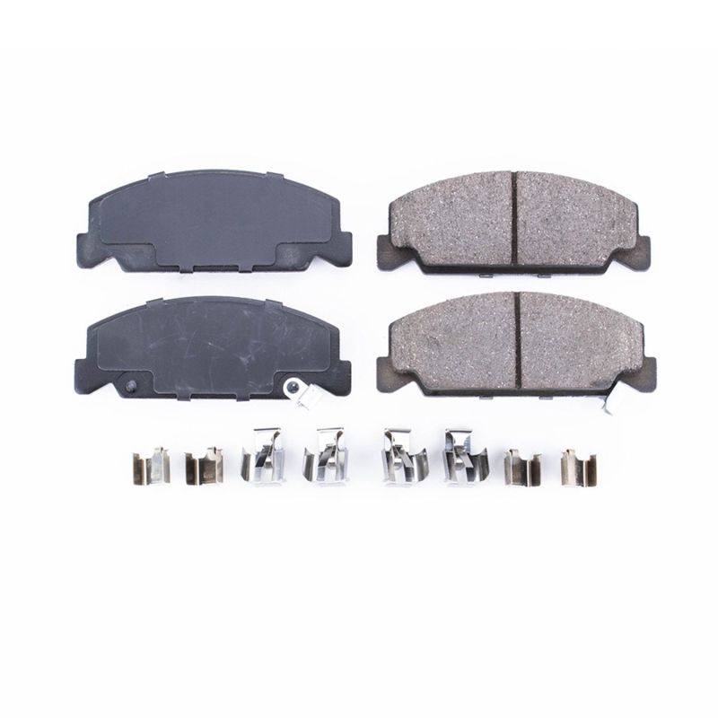 Power Stop 90-00 Honda Civic Front Z17 Evolution Ceramic Brake Pads w/Hardware - 17-273