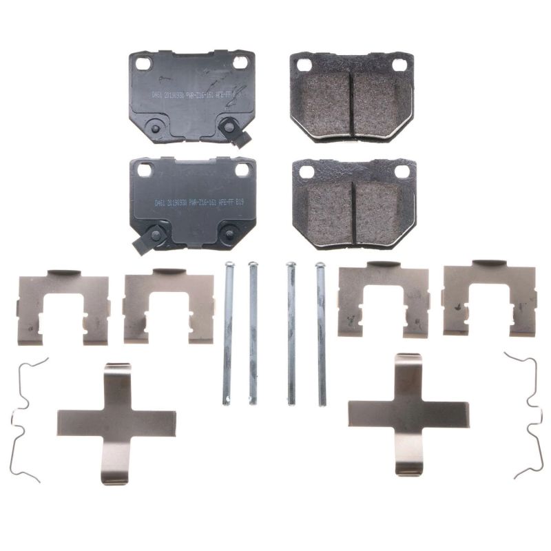 Power Stop 90-96 Nissan 300ZX Rear Z17 Evolution Ceramic Brake Pads w/Hardware - 17-461