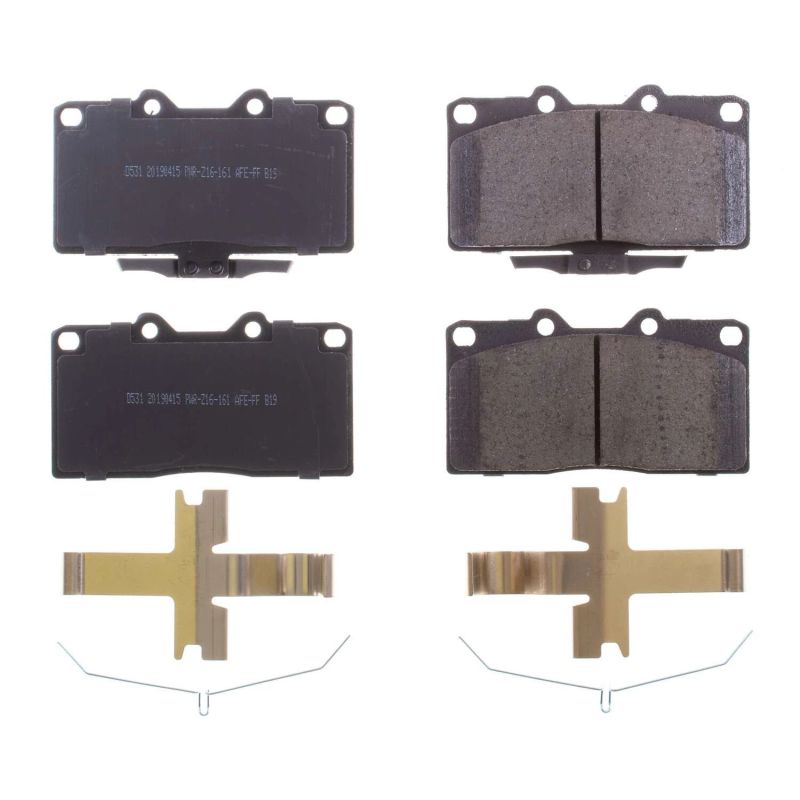 Power Stop 91-96 Dodge Stealth Front Z17 Evolution Ceramic Brake Pads w/Hardware - 17-531