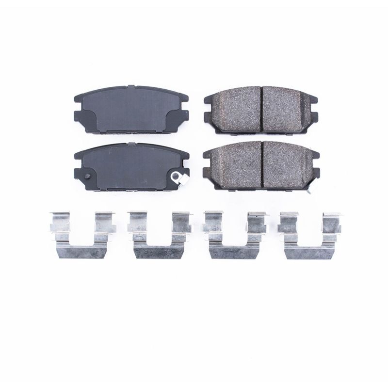 Power Stop 91-94 Dodge Stealth Rear Z17 Evolution Ceramic Brake Pads w/Hardware - 17-532