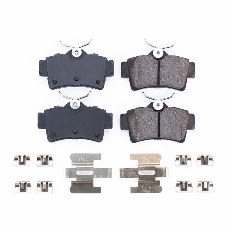 Power Stop 94-01 Ford Mustang Rear Z17 Evolution Ceramic Brake Pads w/Hardware - 17-627A