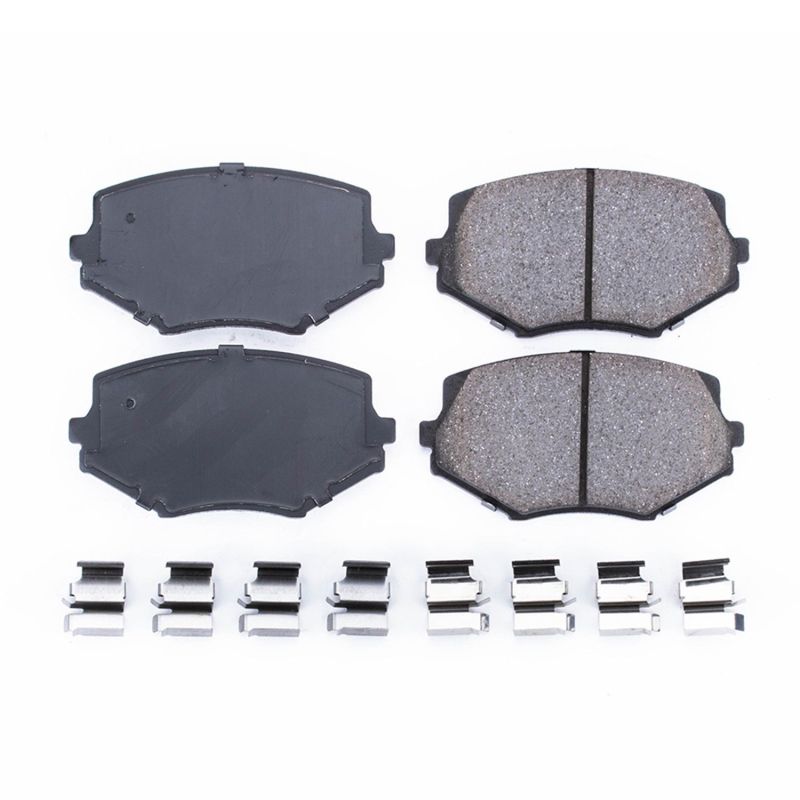 Power Stop 94-97 Mazda Miata Front Z17 Evolution Ceramic Brake Pads w/Hardware - 17-635
