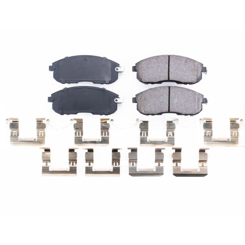 Power Stop 02-04 Infiniti I35 Front Z17 Evolution Ceramic Brake Pads w/Hardware - 17-815A