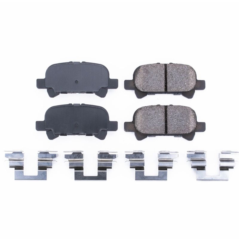 Power Stop 00-07 Toyota Avalon Rear Z17 Evolution Ceramic Brake Pads w/Hardware - 17-828
