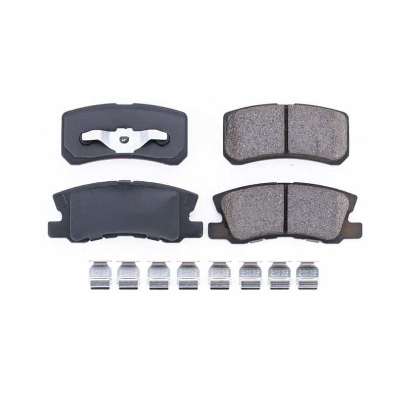 Power Stop 11-14 Chrysler 200 Rear Z17 Evolution Ceramic Brake Pads w/Hardware - 17-868